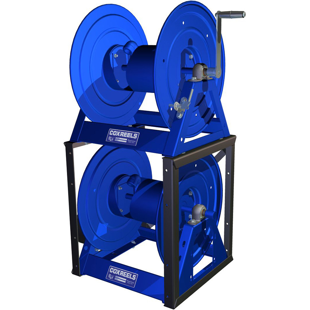 Coxreels Large Capacity Bevel Geared Hand Crank Welding Cable Reel for arc  welding: holds up to 300′ of #2 cable Model 1125WCL-6-C