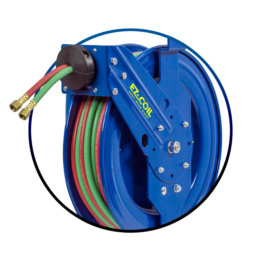 Coxreels EZ-E-HP-130 Safety Series Spring Rewind Hose Reel for