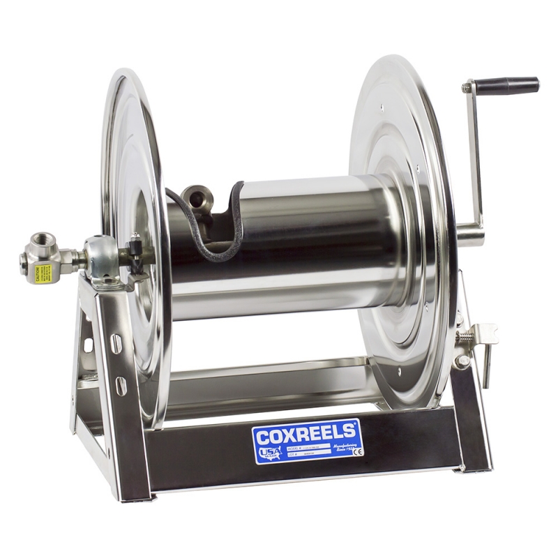COXREELS 1125-5-50 Hand Crank Pressure Washer Hose Reel, 3/4 x 50