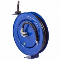 Coxreels SH-N-535 Spring Rewind Heavy-Duty Air and Water Hose Reel with (1)  Low Pressure 3/4 x 35' Hose - 300 PSI
